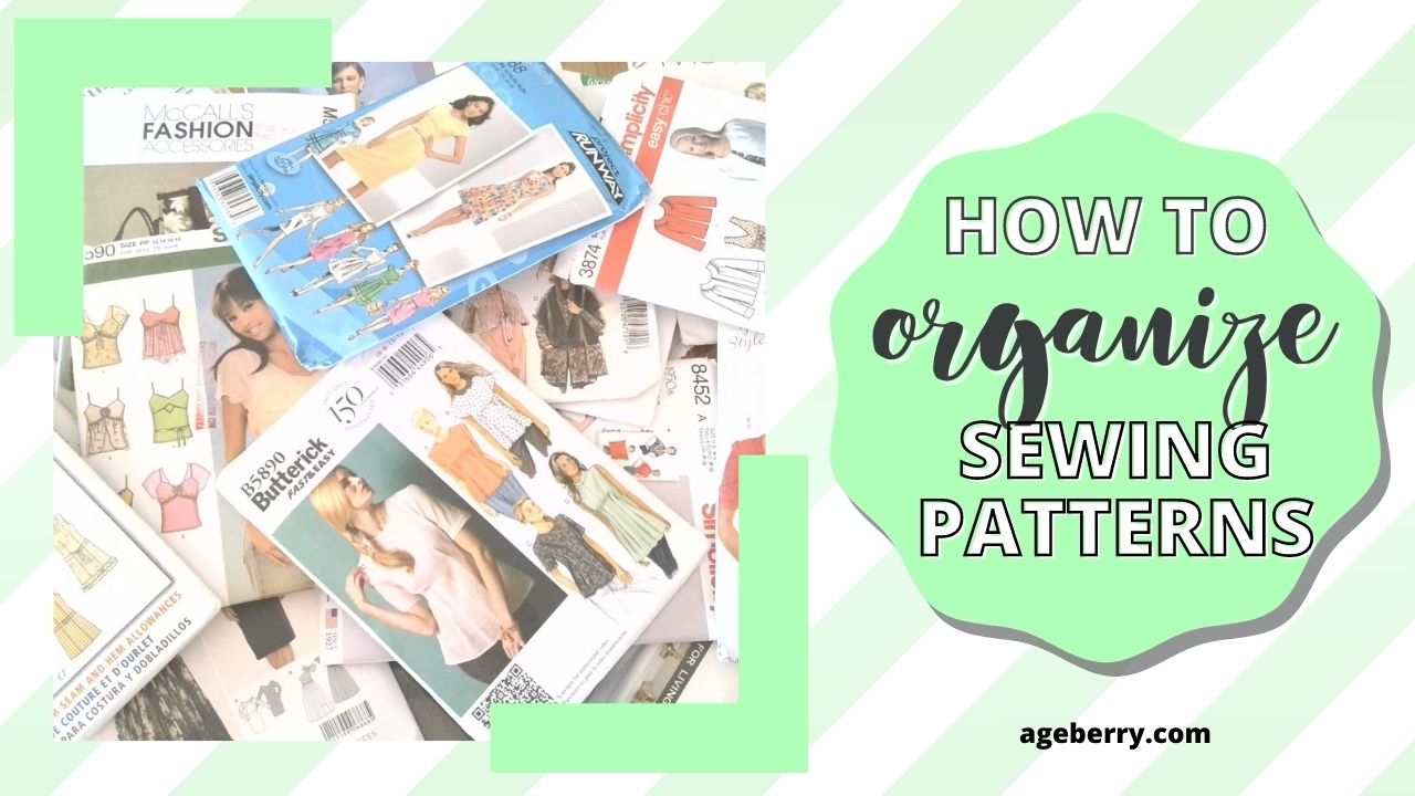 HOW TO STORE SEWING PATTERNS - 6 CREATIVE IDEAS