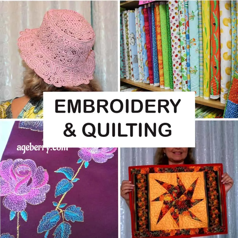 Embroidery and quilting from ageberry