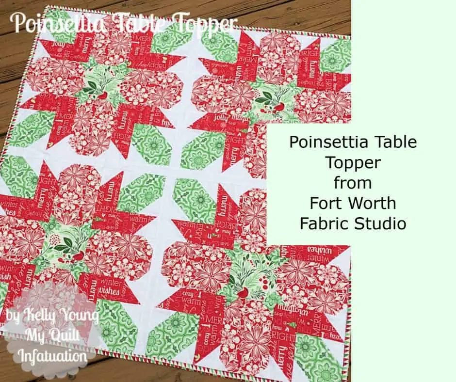 Christmas table runner to sew