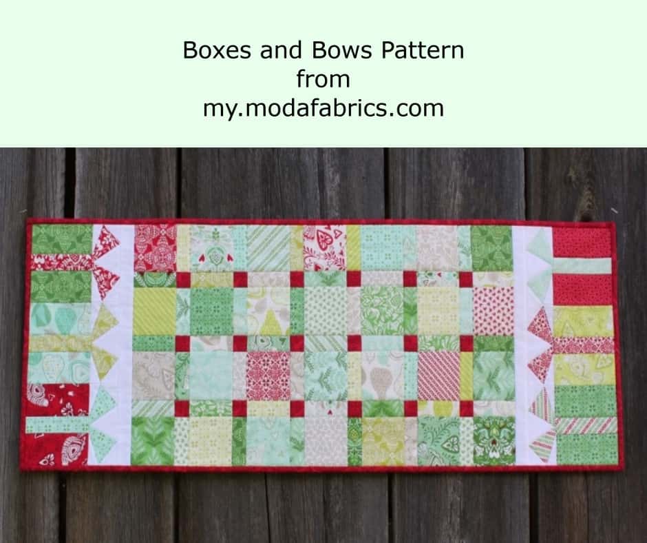 Christmas table runner pattern to make