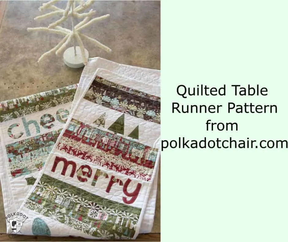 Christmas Table Runner Pattern