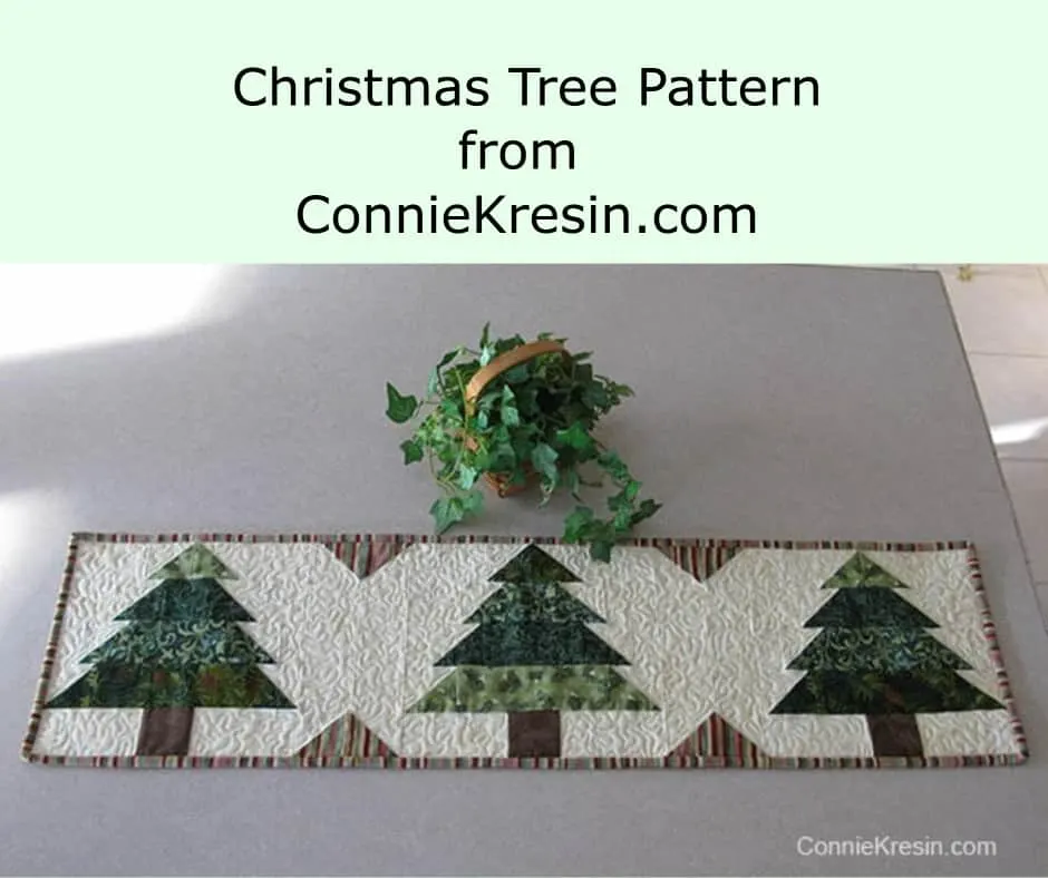 Christmas table runner pattern