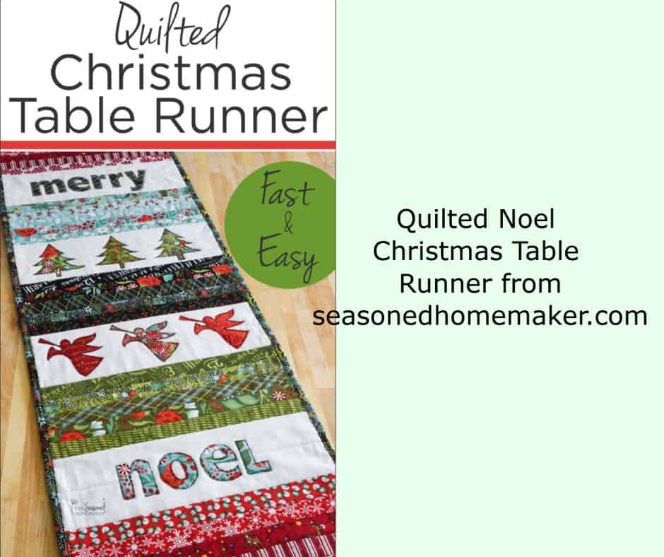 Christmas table runner pattern