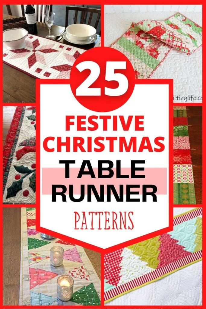 Christmas table runner patterns