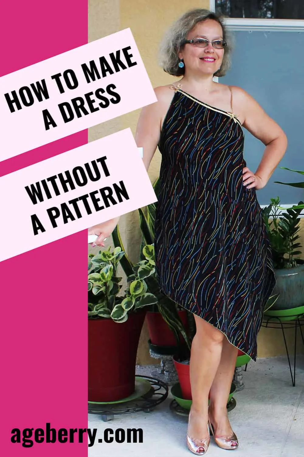 how to make a dress without a pattern sewing tutorial