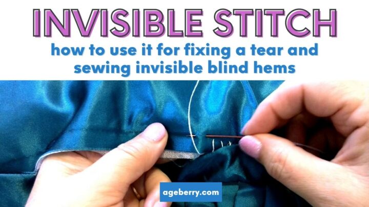 How to Hand Sew an Invisible Stitch (Tutorial) 