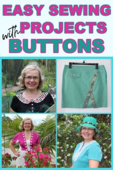 easy sewing projects with buttons