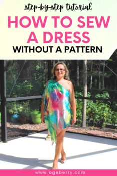 how to sew a dress without pattern