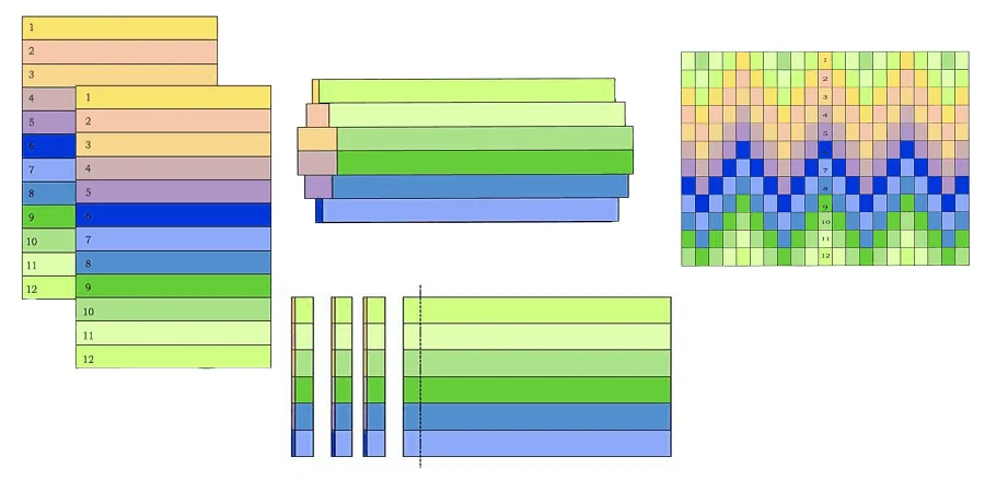 bargello quilting steps