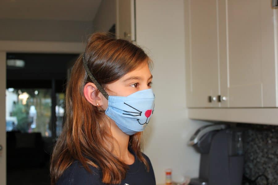 child size face mask pattern