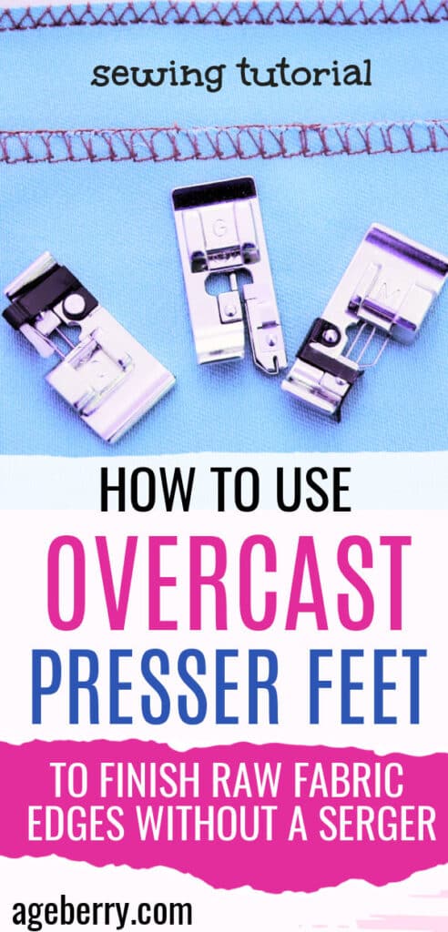 overcast stitch with overcasting foot