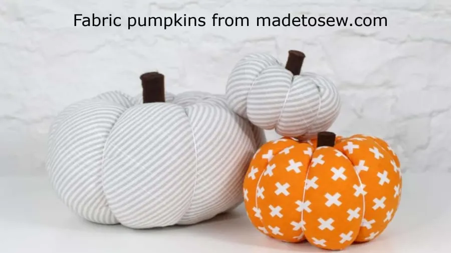 fabric pumpkins how to make