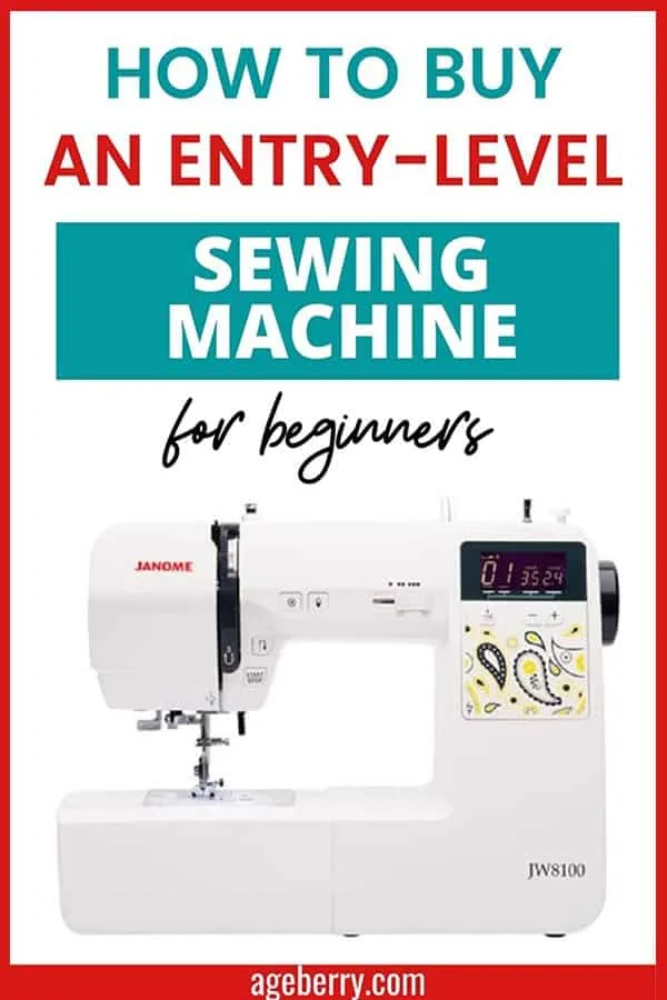 how to buy an entry-level sewing machine for beginners