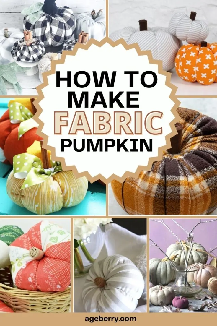 fabric pumpkins