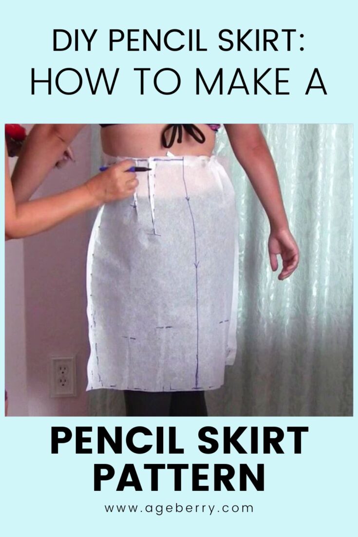 DIY Stretch Pencil Skirt Block with Flat Elastic Waistband Tutorial   YouTube