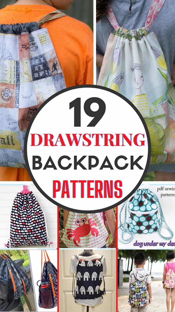 drawstring backpack pattern free pdf