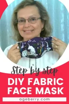 How to sew a face mask from fabric plus a free printable mask pattern