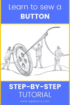 How to sew on a button