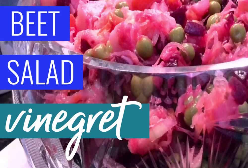 Russian Beet Salad {vinaigrette, Russian vinegret}