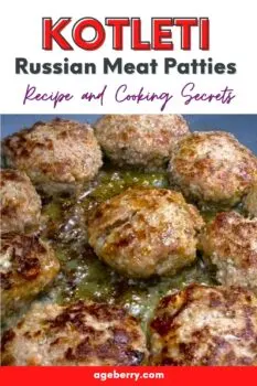 Russian meat patties kotleti {a recipe and cooking secrets}