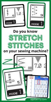 stretch stitches sewing machine tutorial