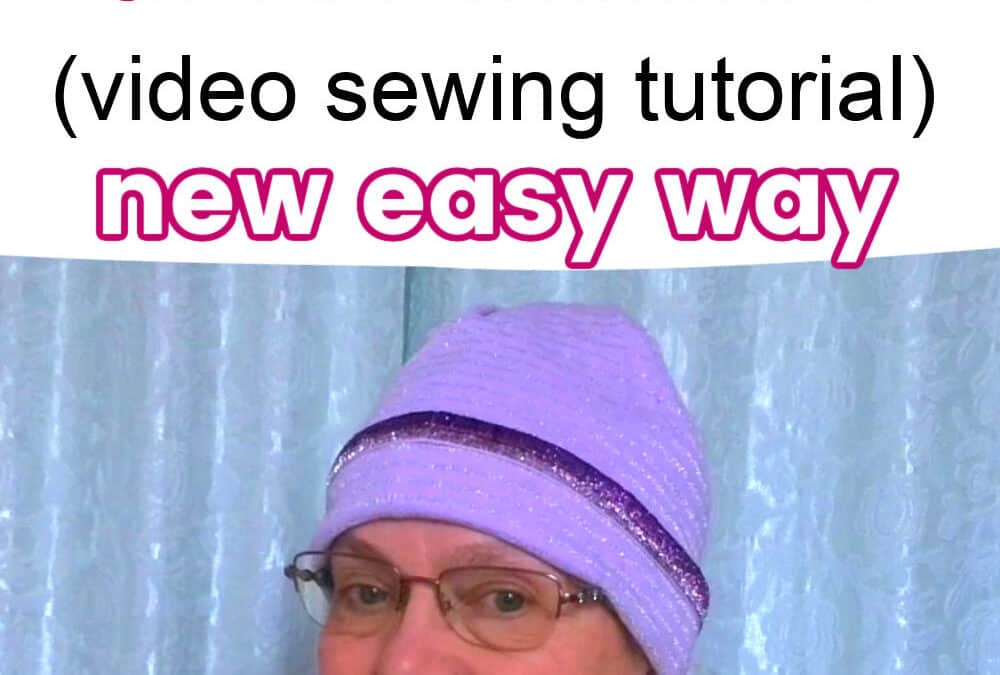 How to sew a beanie hat – a new easy way