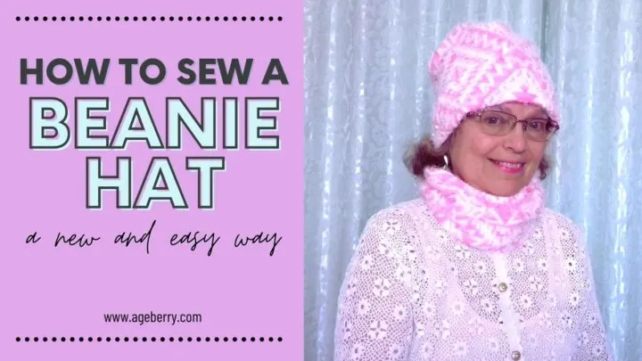 How to sew a beanie hat - a new easy way