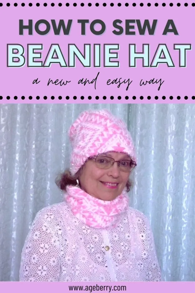 How to sew a beanie hat - a new easy way