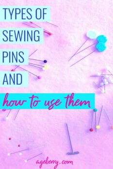 types of sewing pins