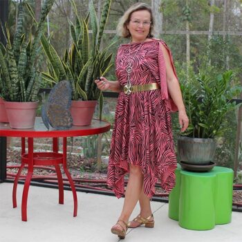 How to sew a dress without a pattern {make this stylish, flattering