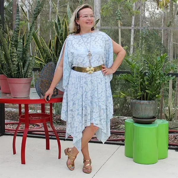 How to sew a dress in 30 minutes without a pattern / video sewing tutorial / easy sewing project