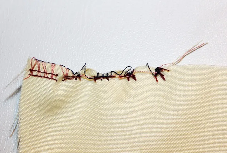 unpicking serger stitches