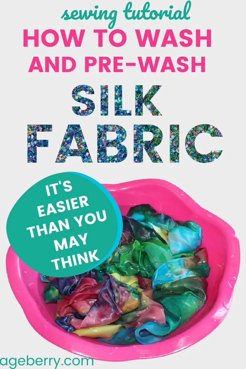 How to wash and prewash silk fabric