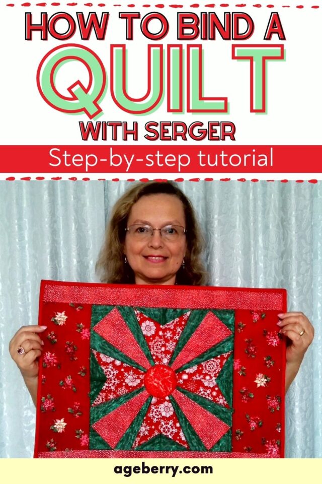 Making quilt binding with a serger stepbystep tutorial