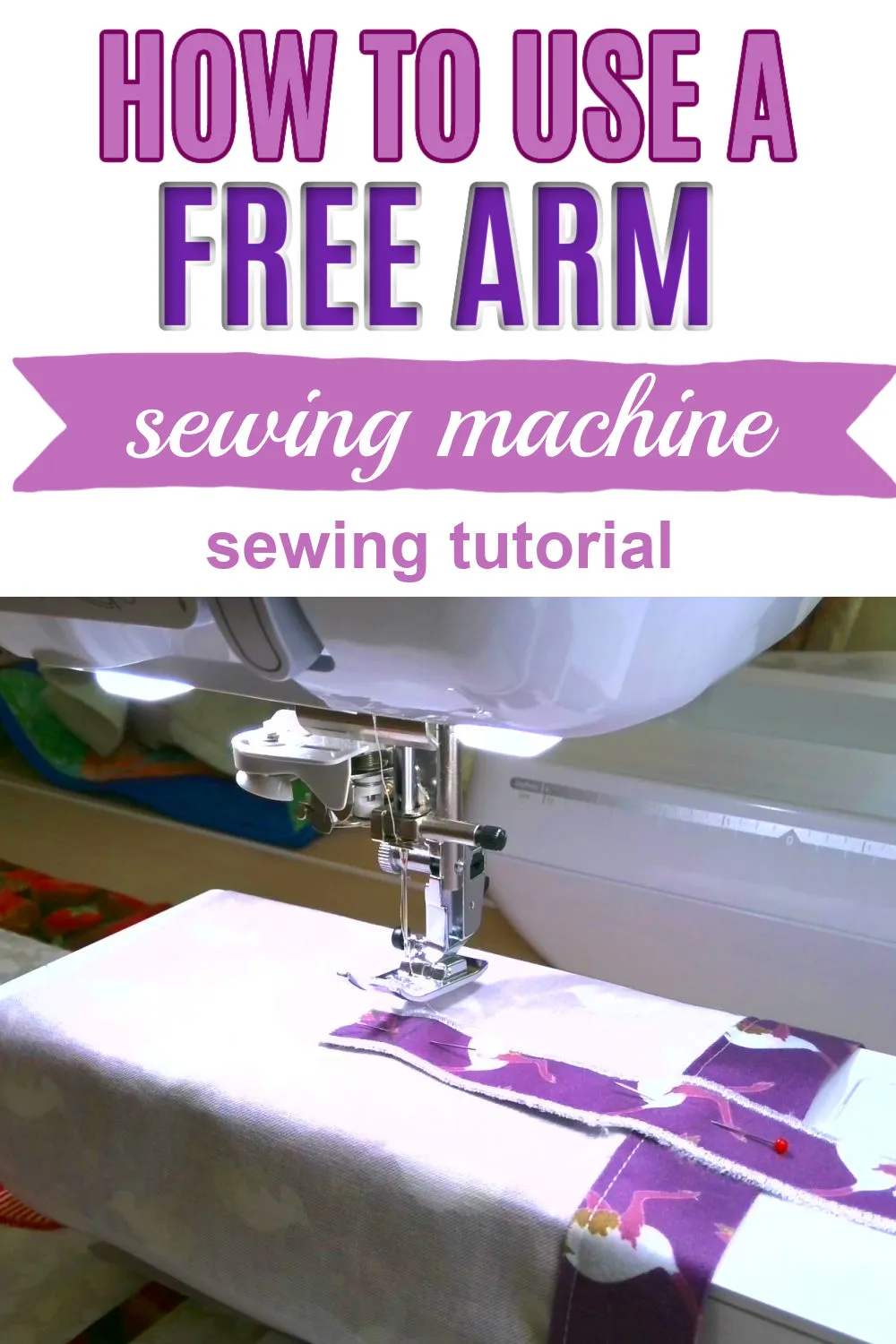 free arm sewing machine