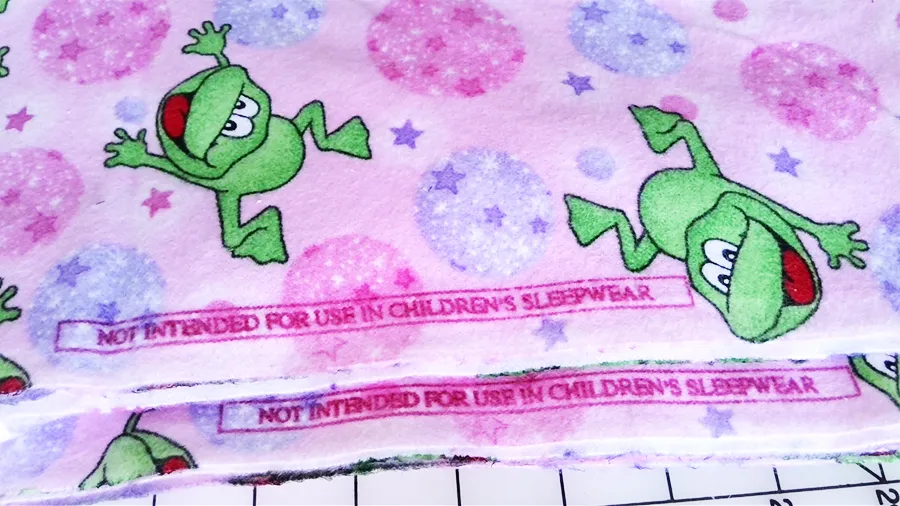 100%cotton flannel not intended for children's sleepwear