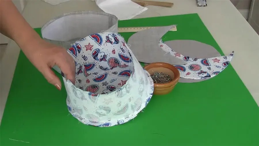 Sewing DIY hat