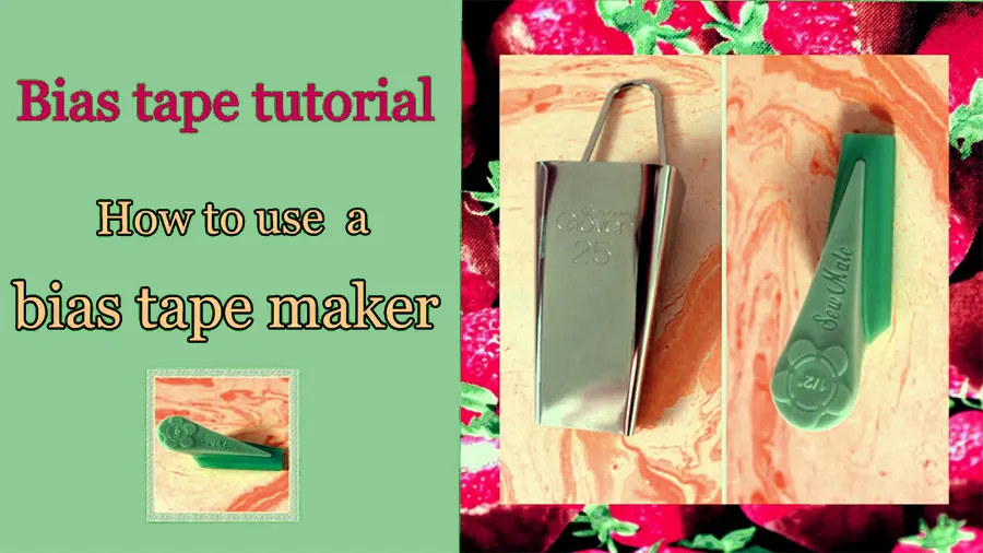 How to use a bias tape maker sewing tutorial