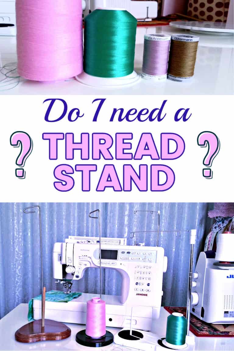 Thread stand for sewing machine tutorial