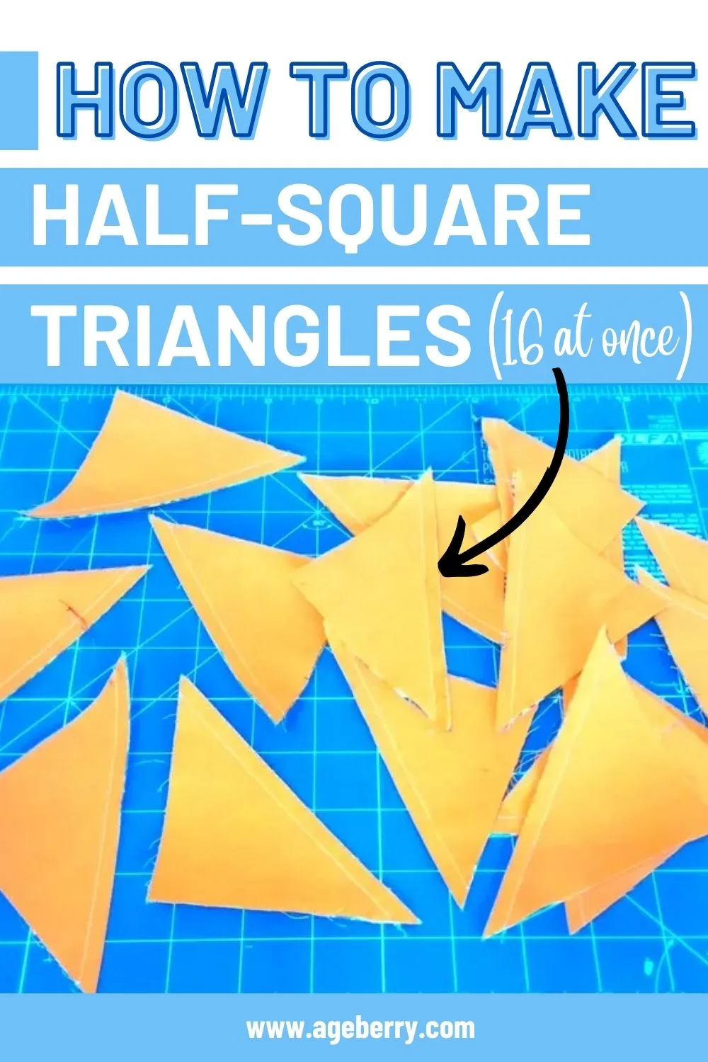 How To Make Half Square Triangles (A Brother Luminaire Tutorial)