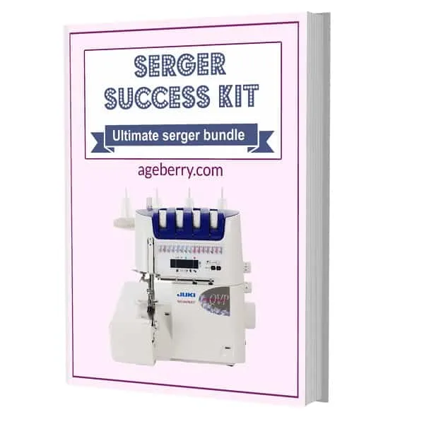 serger success kit ebook for people who want to learn how to use a serger