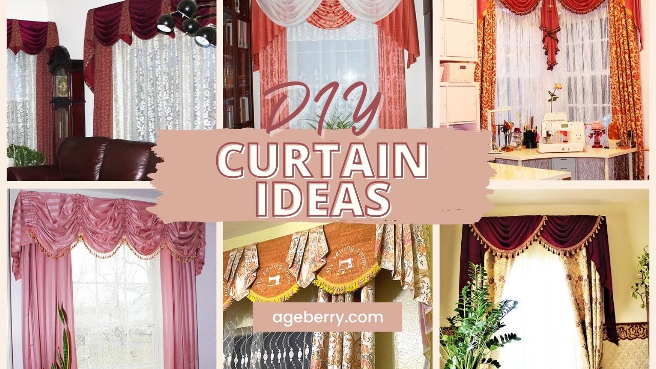 DIY curtains ideas {for living room and bedrooms}