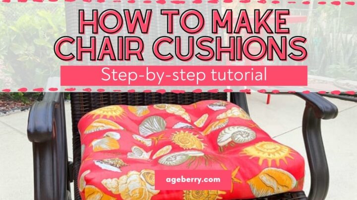 How to make chair cushions