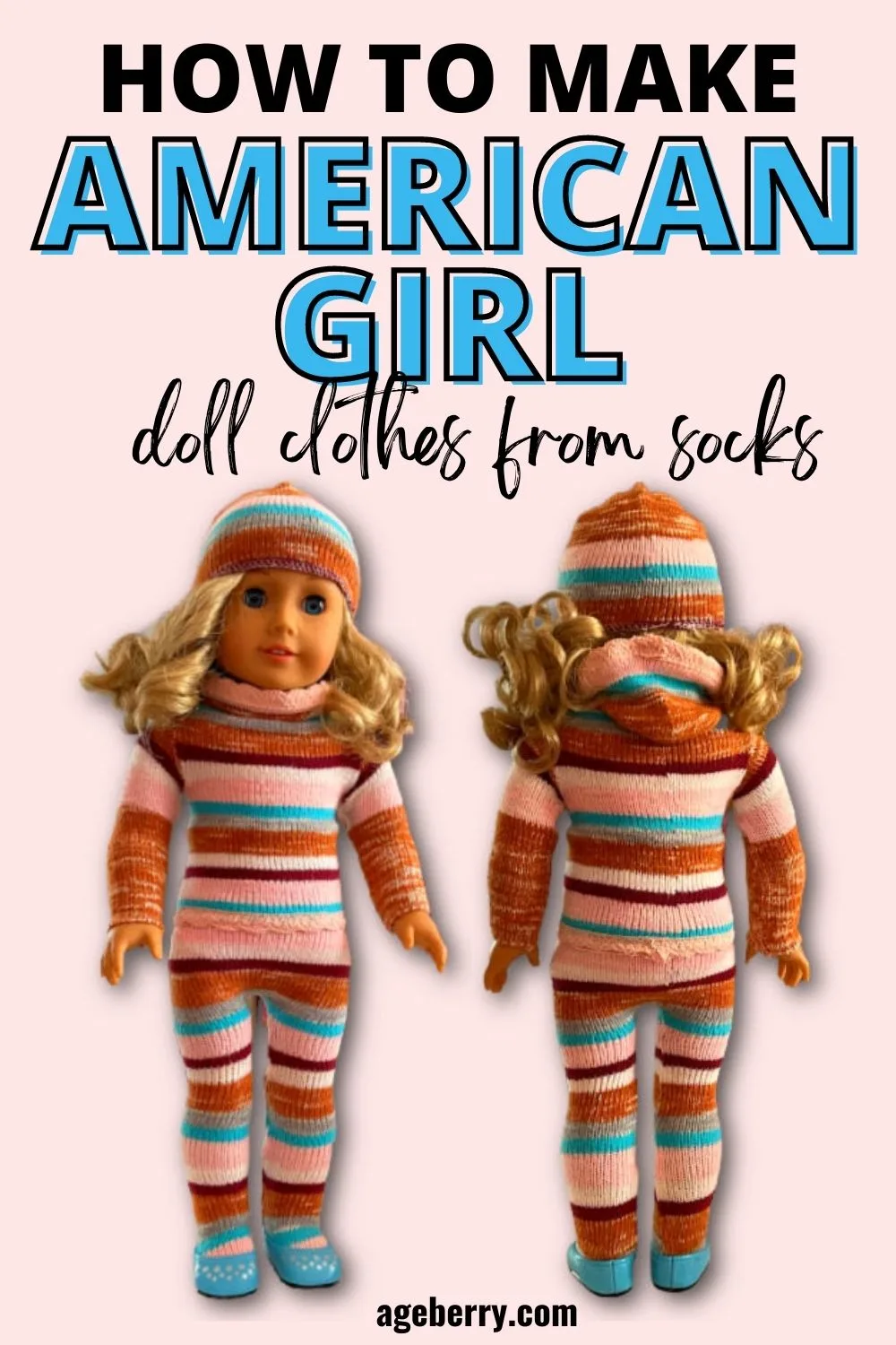 How To Make American Girl Doll Clothes Out Of Socks