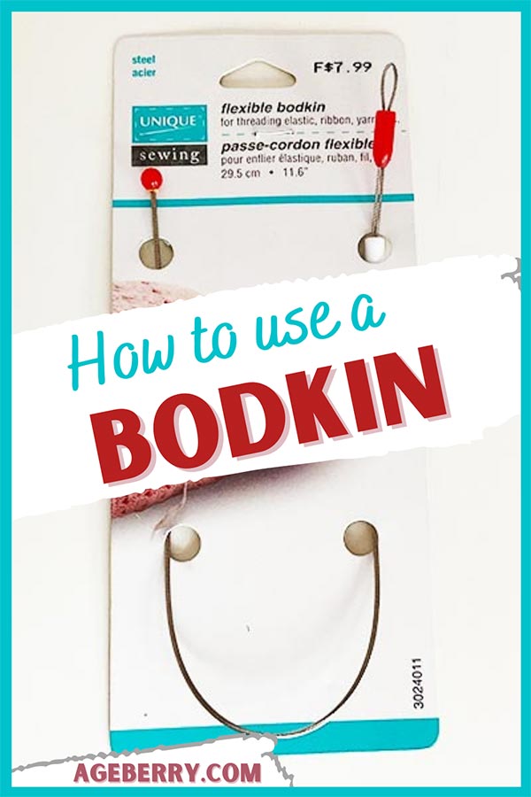 How to use a bodkin
