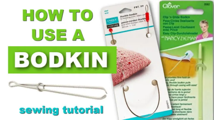 What is a bodkin and how to use it?