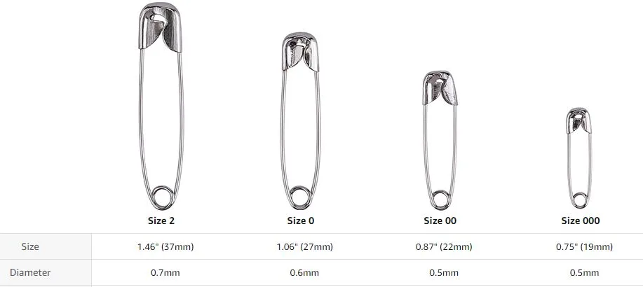 T Pins - Wholesale Safety Pins