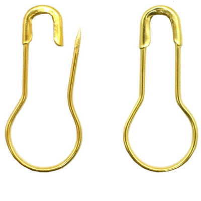 Bulb Gourd Small Stainless Steel Safety Pins 