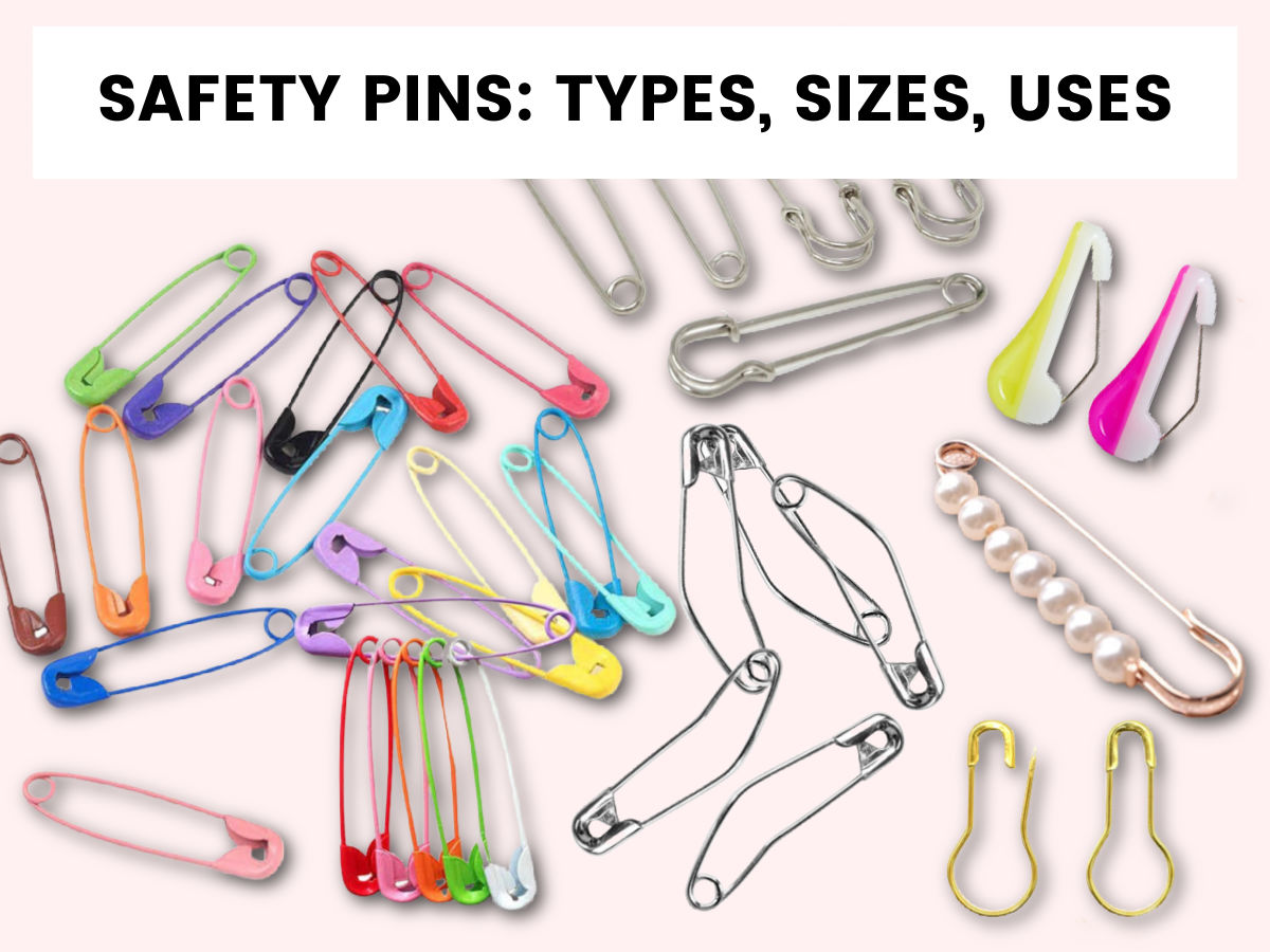 Rainbow Safety Pins Large Sewing Pins for Knitting and Crochet