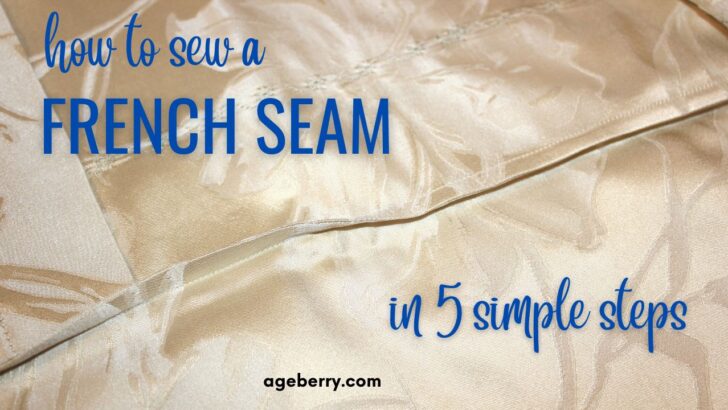 How to sew French seam